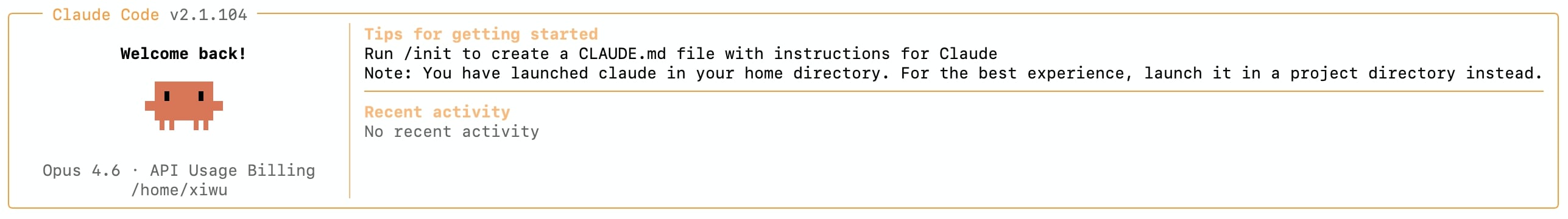 Claude Code Main Interface